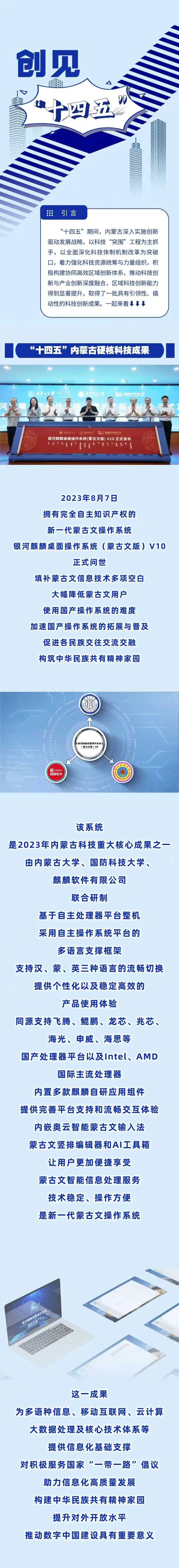 创见“十四五” | 重磅发布！填补蒙古文信息技术多项空白相关图片